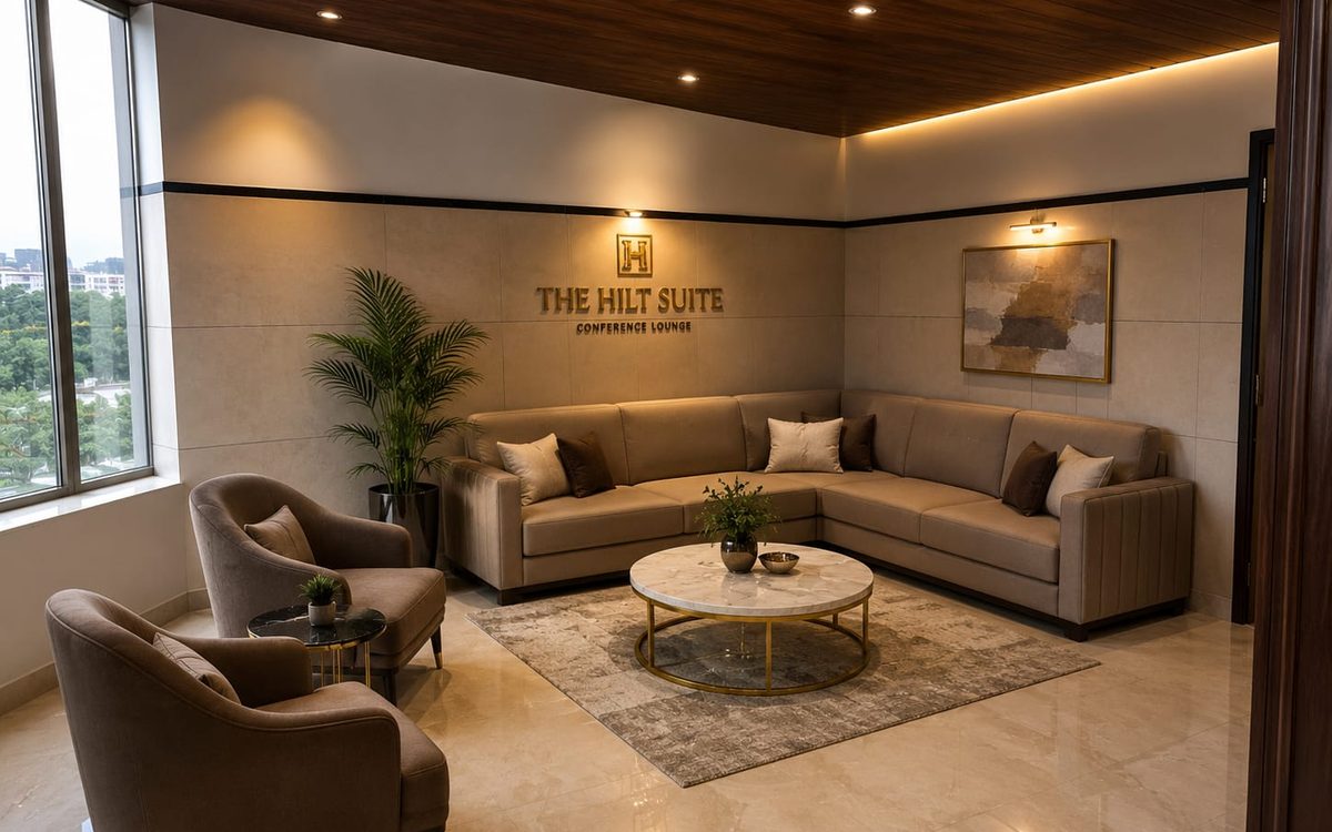 The Hilt Suite conference lounge